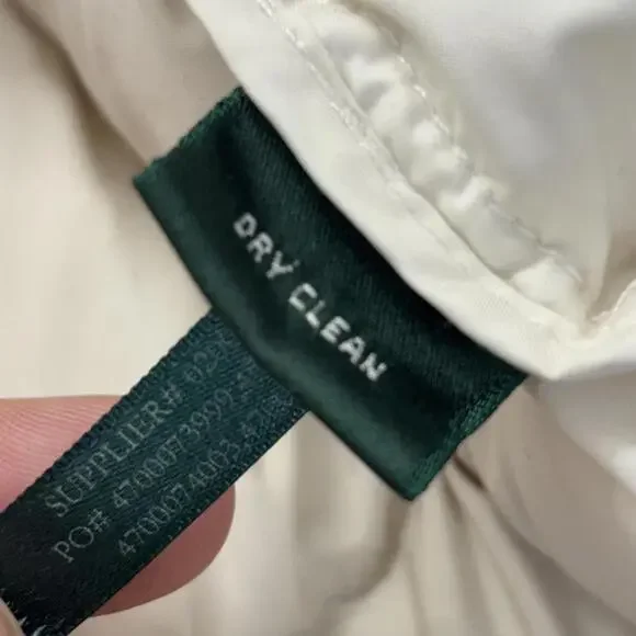 Lauren by Ralph Lauren cream puffer jacket size Large - Picture 8 of 8